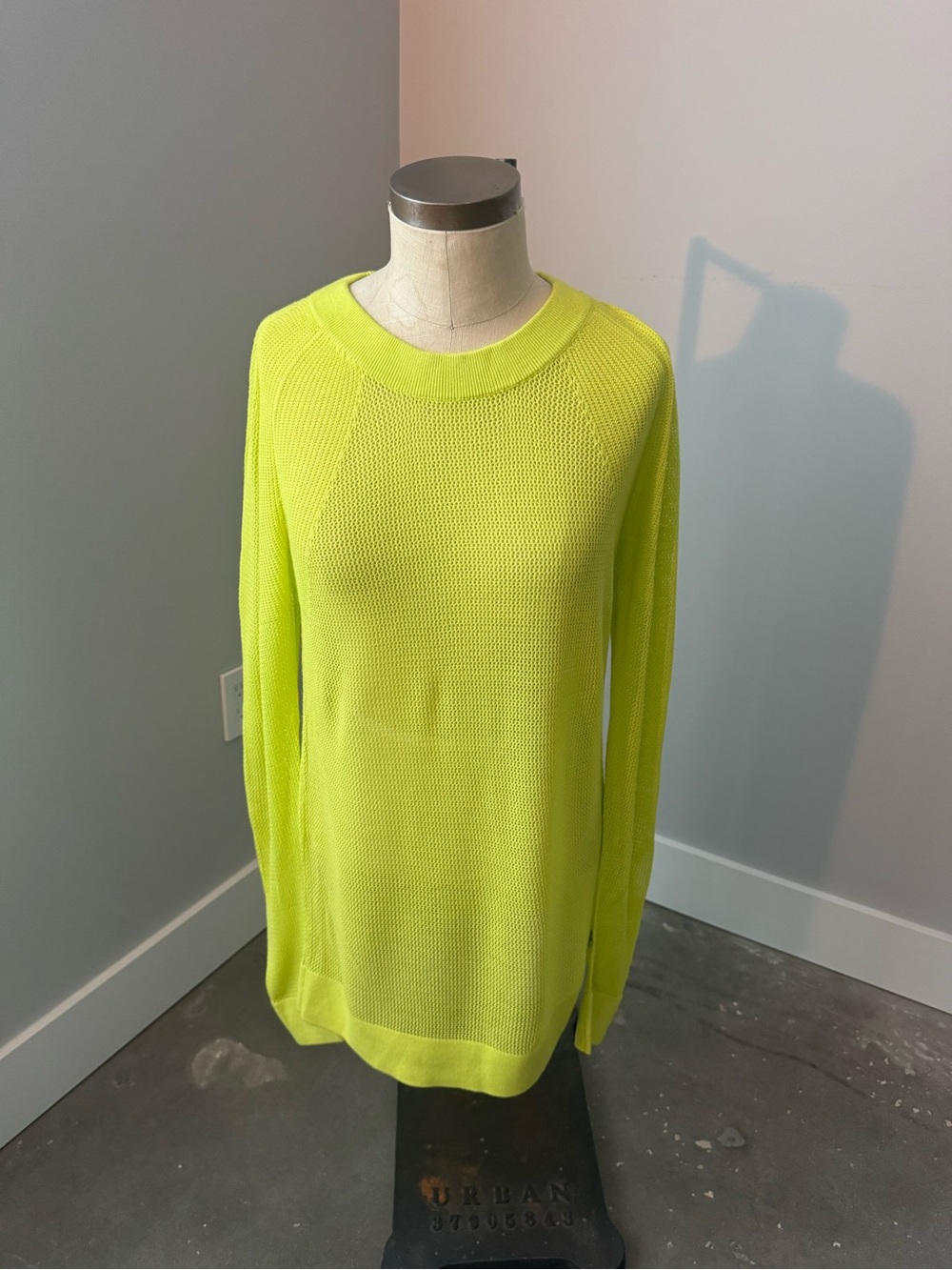 Guy Harvey Neon Lime Crewneck Sweater - Women